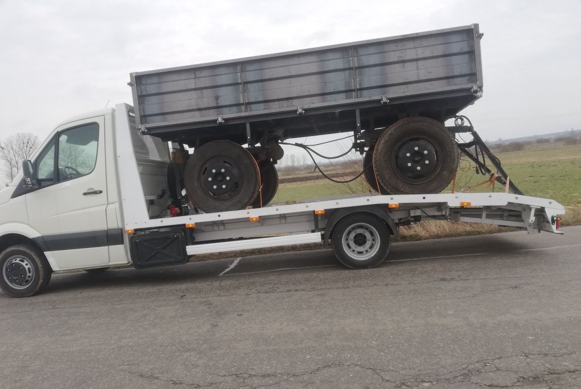 Laweta Pomoc Drogowa autolaweta transport Wciągarka Maszyny Rolnicze