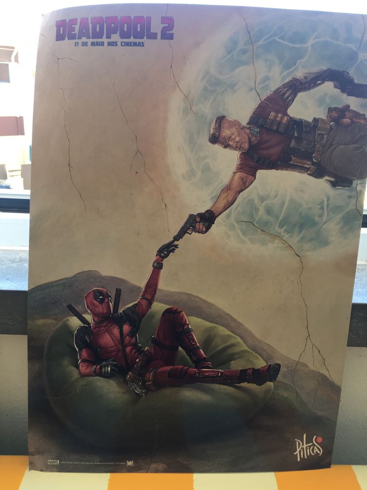 3 cartazes do filme Deadpool 2