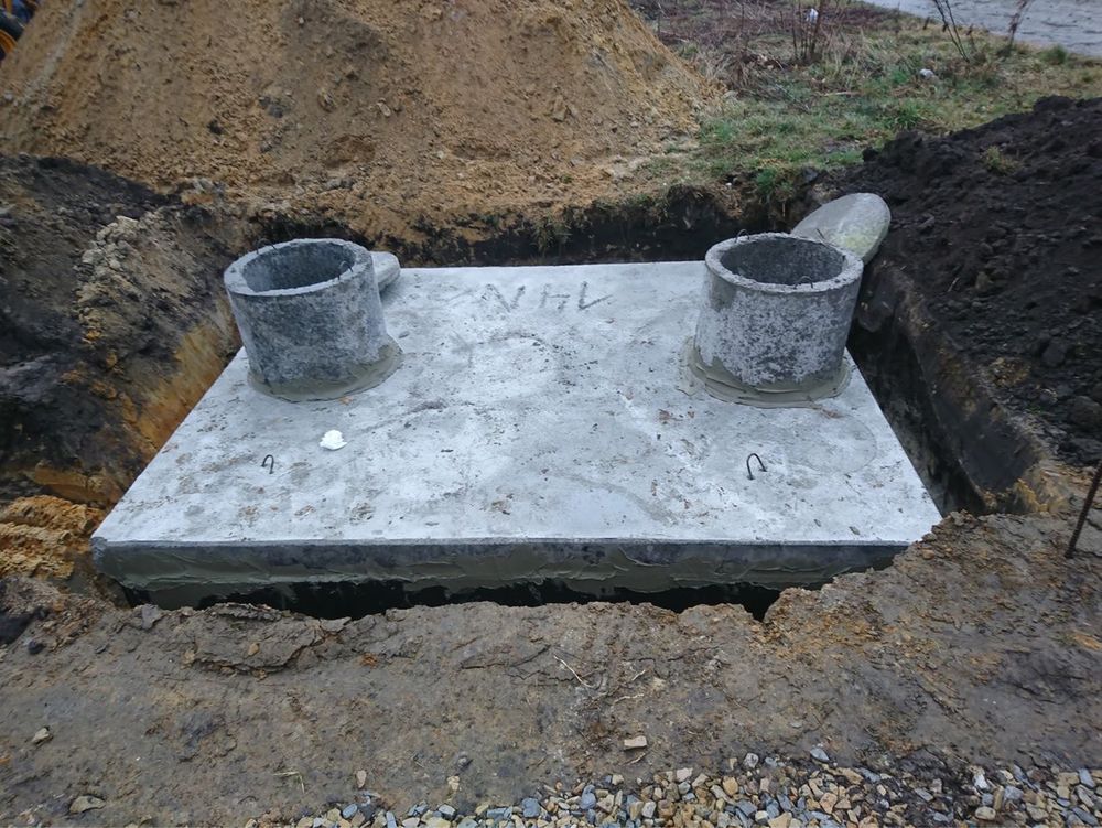 Zbiornik betonowy dwukomorowy szambo szamba Bielsko Biała Rybnik Tychy
