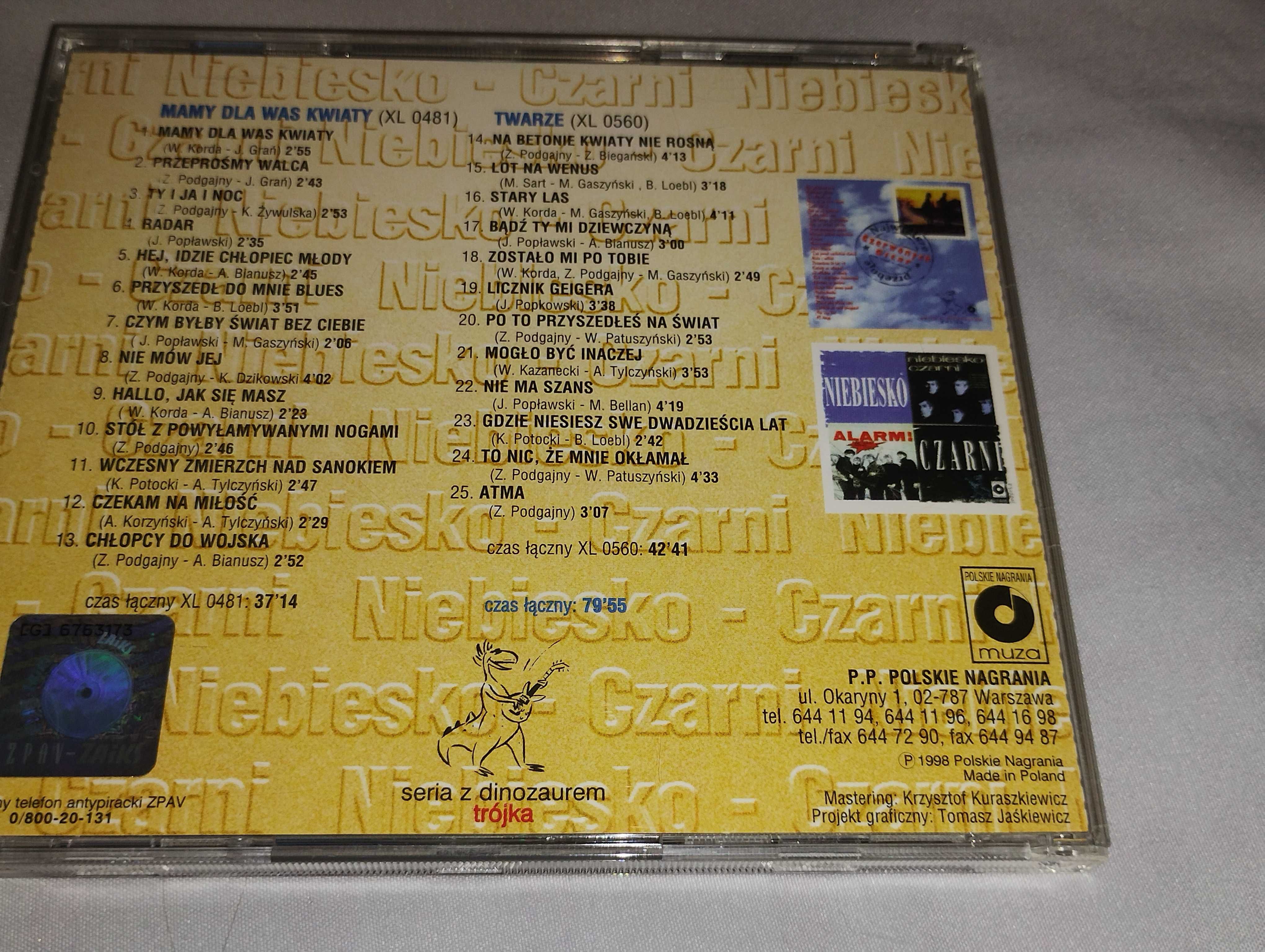 Niebiesko - Czarni Mamy dla was kwiaty CD