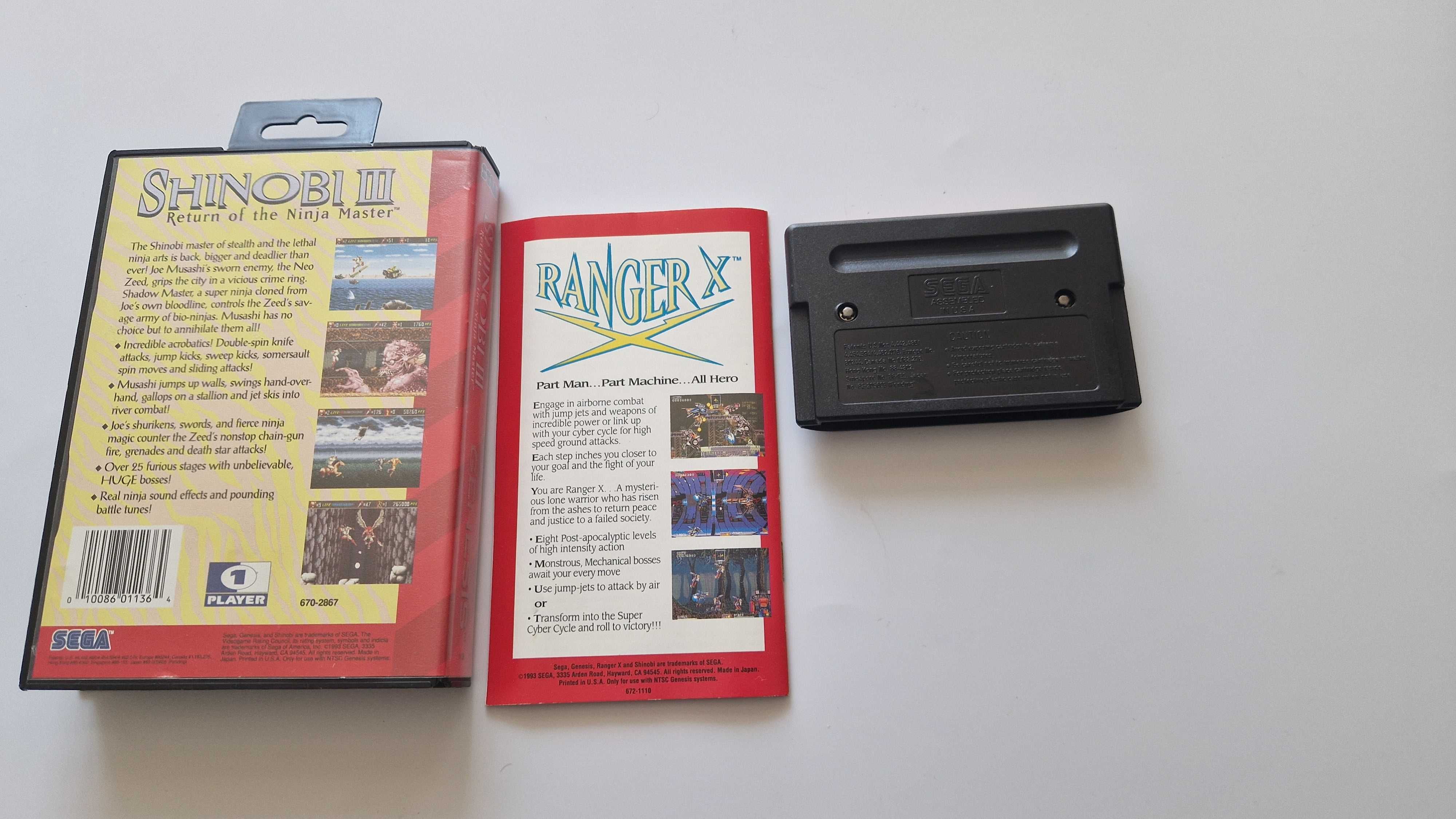 SEGA GENESIS SHINOBI III return of the ninja master