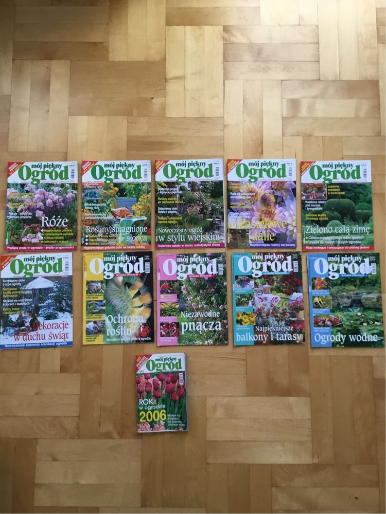 Magazyn mój  piękny Ogród z 2005 roku plus wydania specjalne