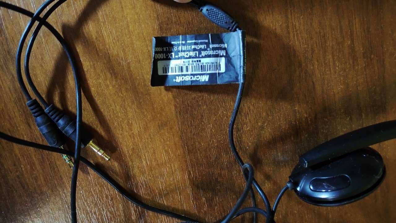Провідна стерео гарнітура Microsoft LX-1000 Навушники з мікрофоном