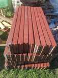 Obrzeże betonowe czerwone 100x20x6 cm