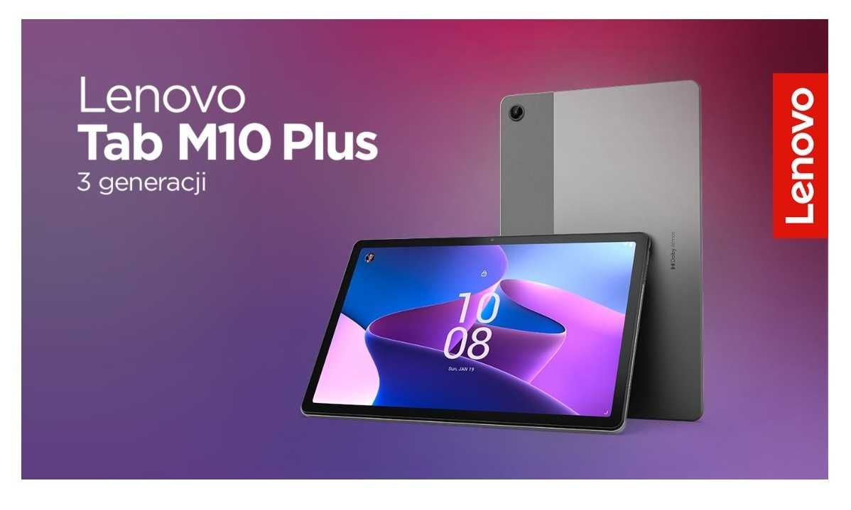 ELEGANCKI Tablet Lenovo M10 plus.Telefon.Pamięć 4/128.Ekran 10.6