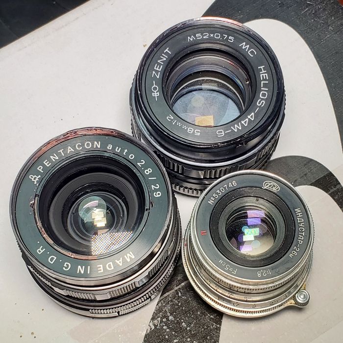 Гелиос 44М 2/58, Pentacon 2.8/28 mm 29 mm