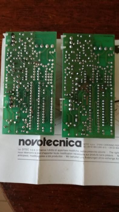 Receptor + comandos de motores portão (Novotecnica)