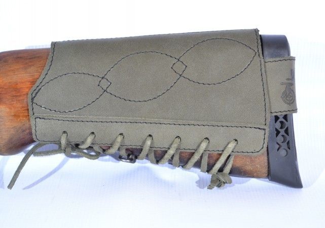 Патронташ на приклад натуральная кожа на шнуровке цвета в наличии