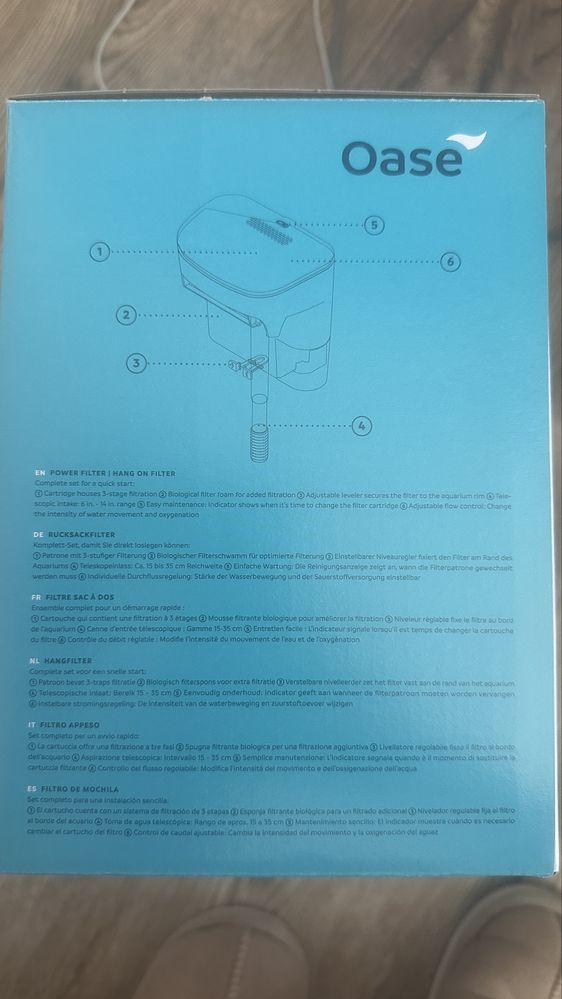 Biostyle 180 L filtr akwarium oase Nowy