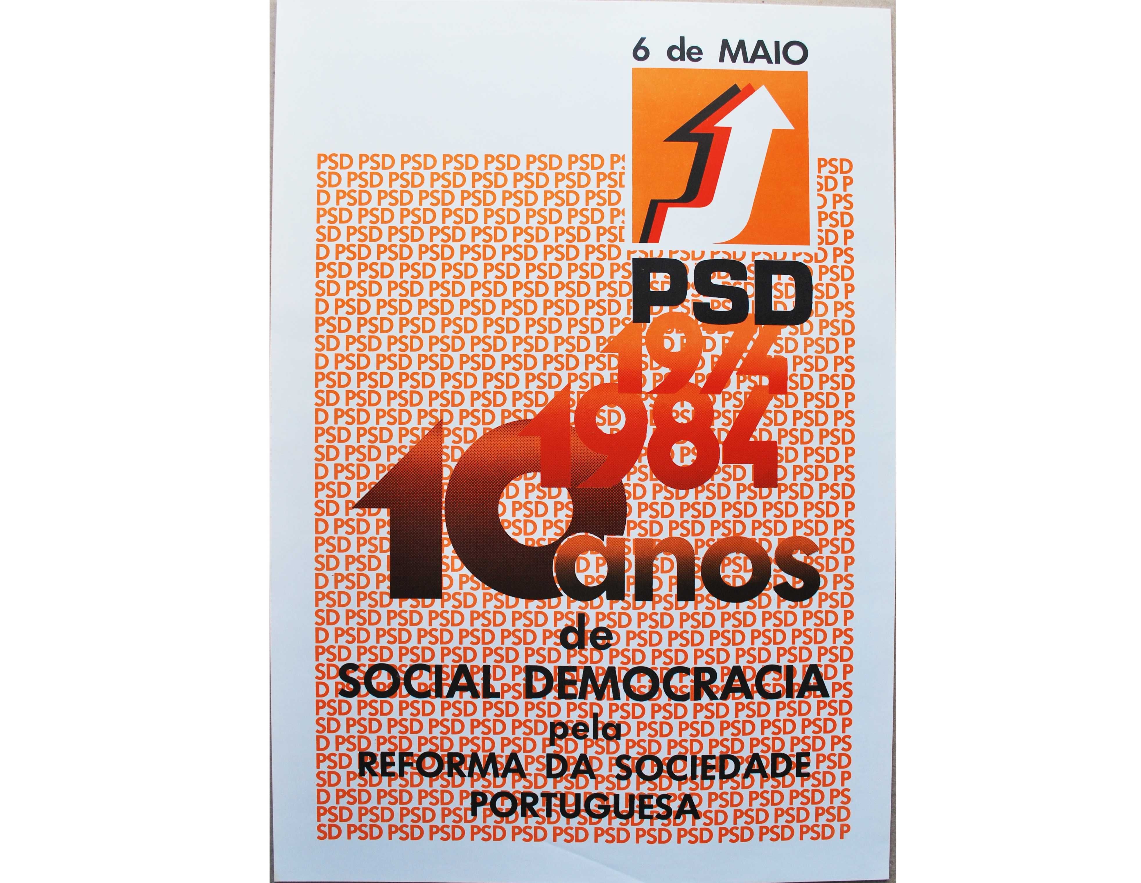 Cartazes políticos / propaganda PPD/PSD – TSD – JSD - AD
