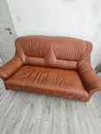 Sofa skórzana rozkładana