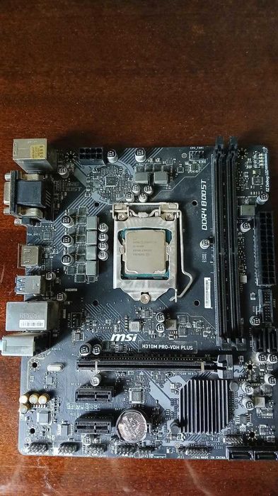 Комплект процессор i5 9400F + материнська плата MSI H310M