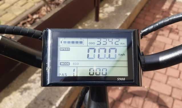 ROWER ELEKTRYCZNY damski rama 17/18 M koła 28 CZARNY