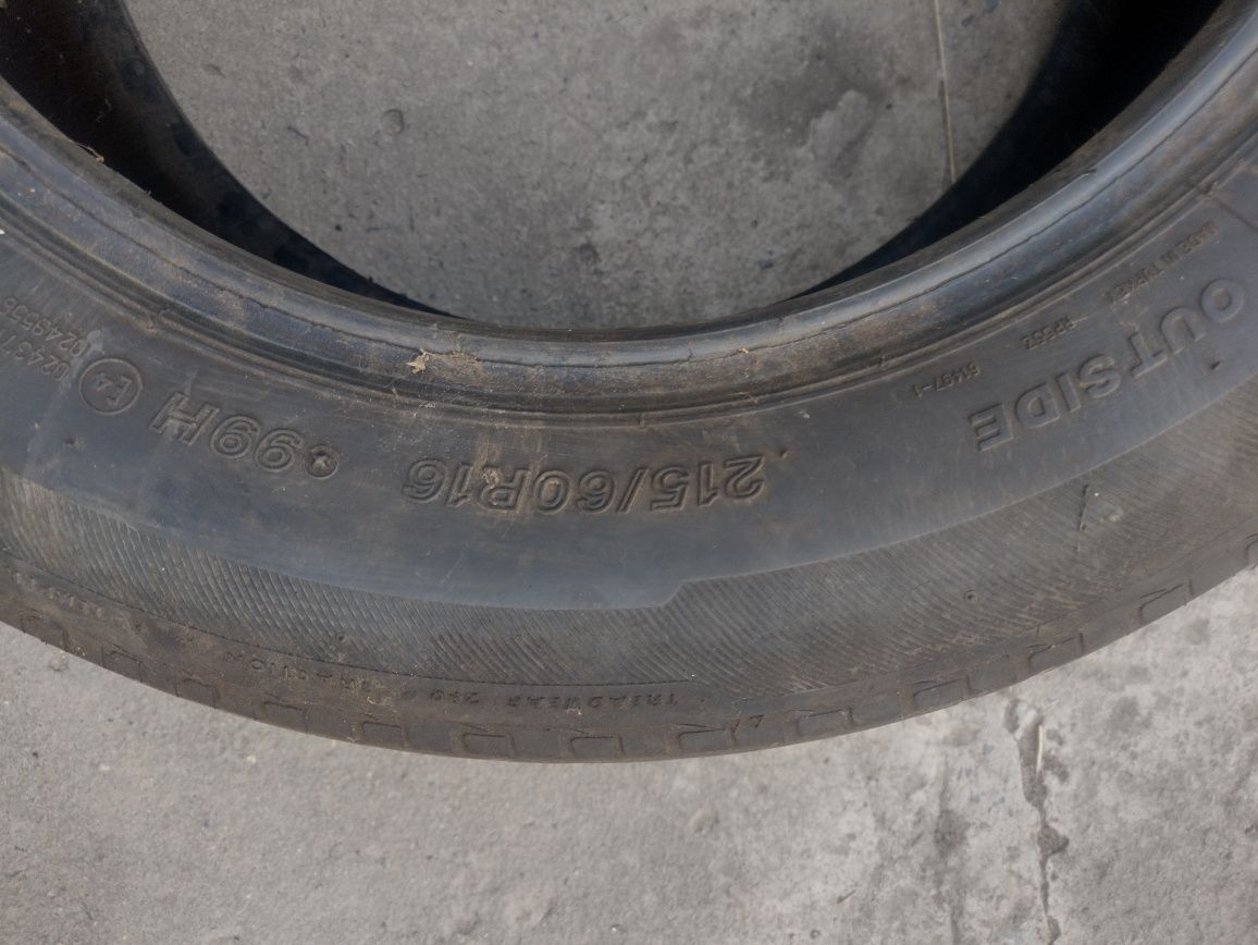 Шини Lassa 215/60 r16 літо