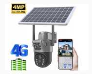 Zewnętrzna kamera solarna 4K DWA OBIEKTYWY 4G KARTA SIM 8MP APLIKACJA
