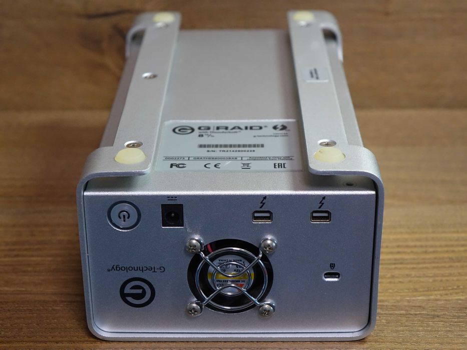 Внешний диск 8TB G-Technology G-Raid THUNDERBOLT Пробег 171 час 21Пуск