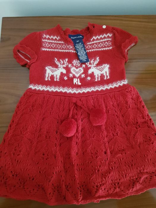 Roupa Vestido Ralph Lauren bebé natal