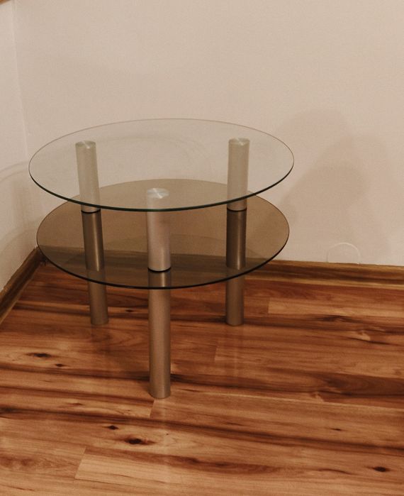 Stolik okrągły kawowy