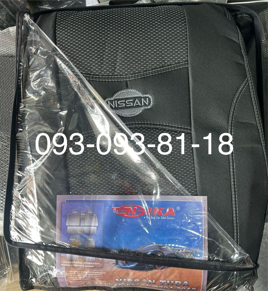 Чохли на сидіння Nissan Almera, Qashqai, Primera, Note, Tiida, X-Trail