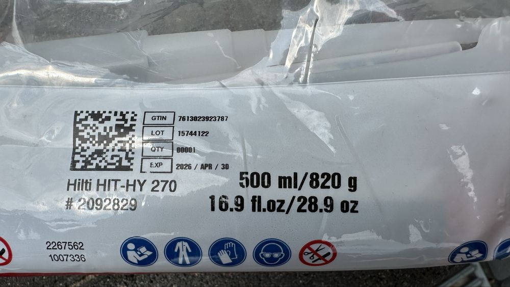 Hilti klej kotwiczny
