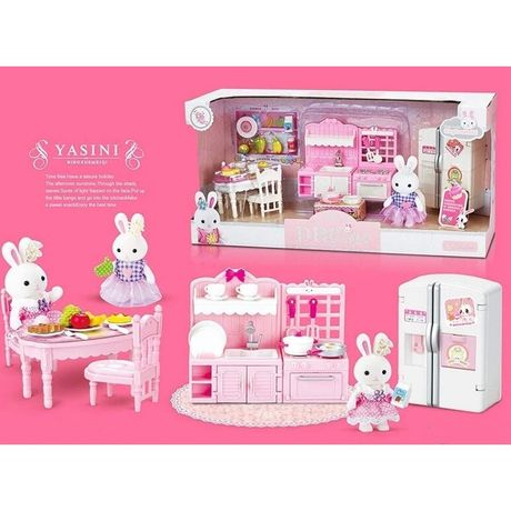 Набор кукольной мебели Лол «Счастливая семья», кухня, спальная, ванная