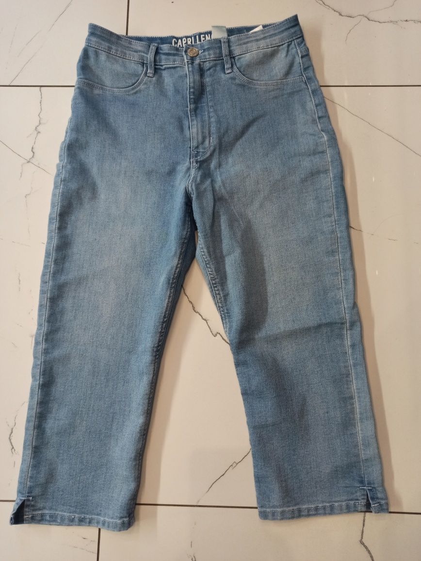 Spodnie 3/4 rozm 164/170 denim