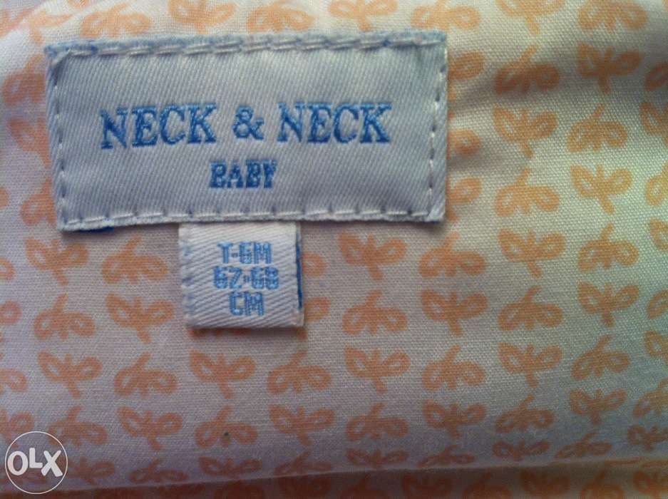 Casaco:Kispo/Anorak/blusão/ neck neck rosa T6meses menina