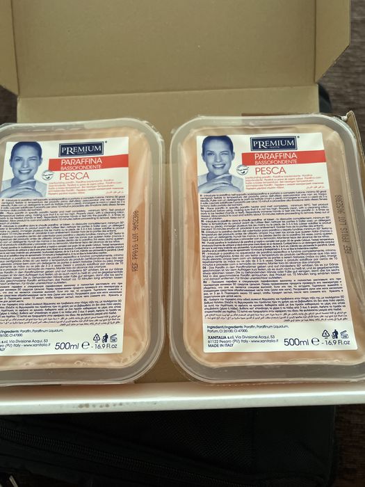 Parafina para tratamento de pés e mãos