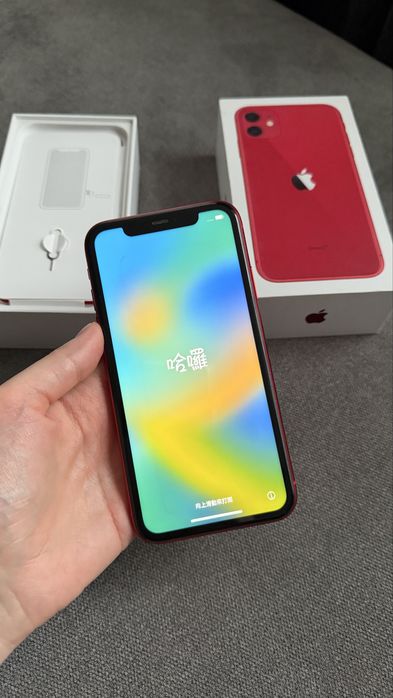 iPhone 11, 256 gb, 82% акамулятор, red, червоний