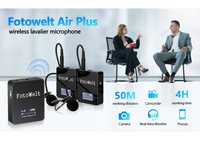 Беспроводная UHF микрофонная система Fotowelt Air Plus - 2 микрофона