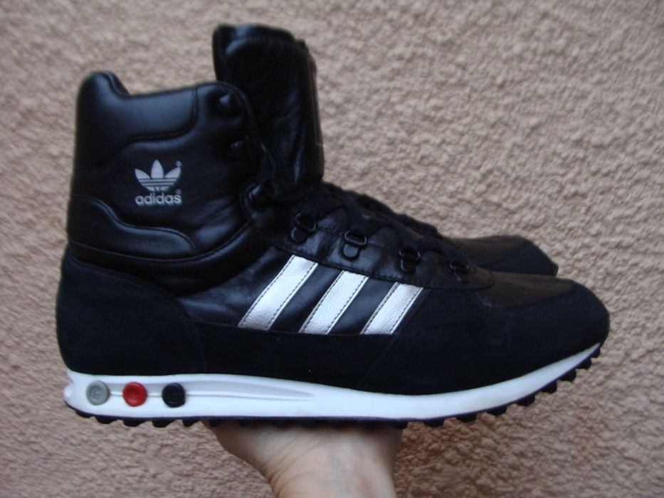 47/30.5 см Adidas trainer ботинки крутые кожаные оригинал новое сост.