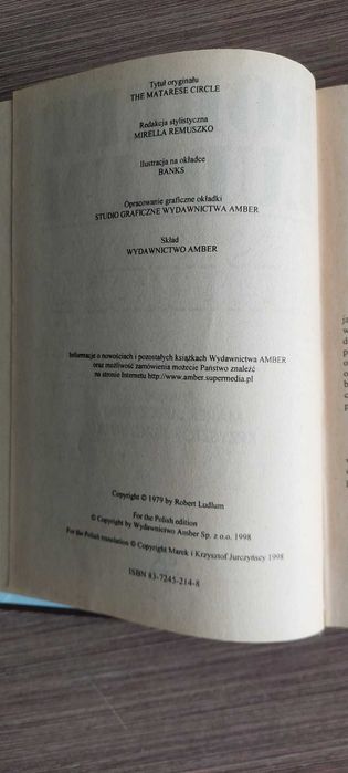 Robert Ludlum – „ Testament Matarese'a ” – książka sensacyjna
