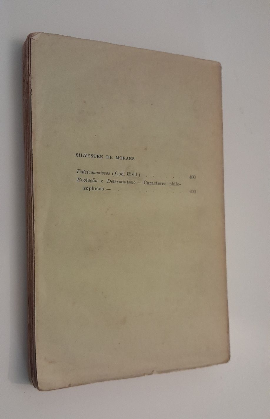 Livro Evolução e Determinismo