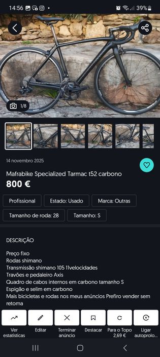 Specialized Tarmac t52