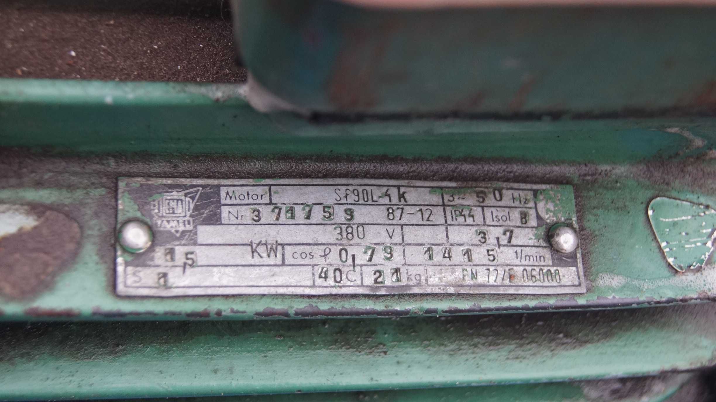 Kompresor Castex PRS 2070/8 1,5 kW 200 litrów 0,8 bar 2011 r działa