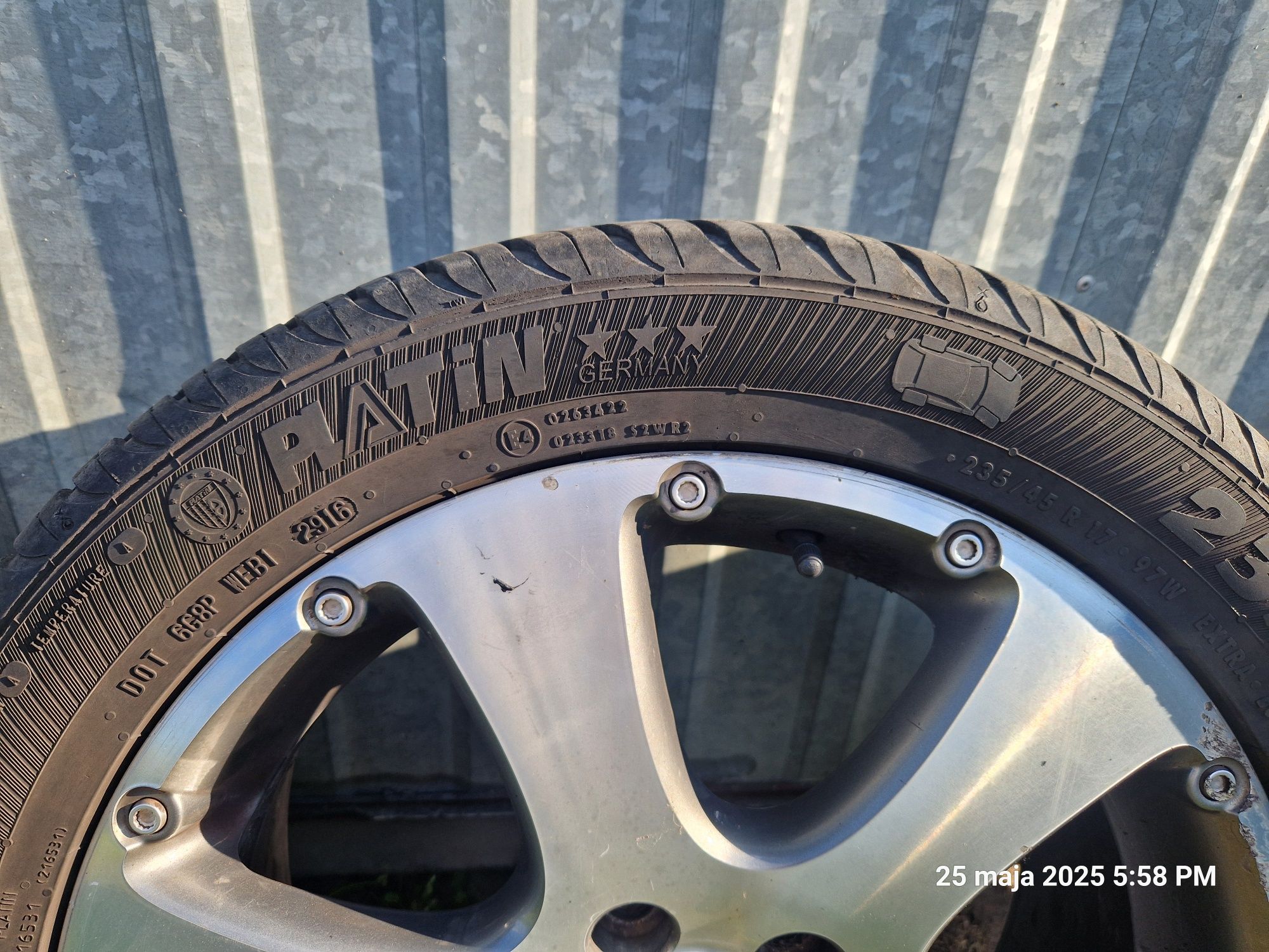 Volkswagen touran cross felgi aluminiowe