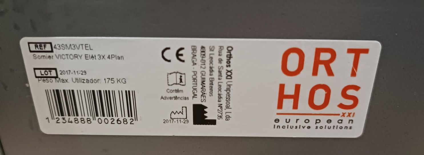 Cama articulada elétrica Orthos