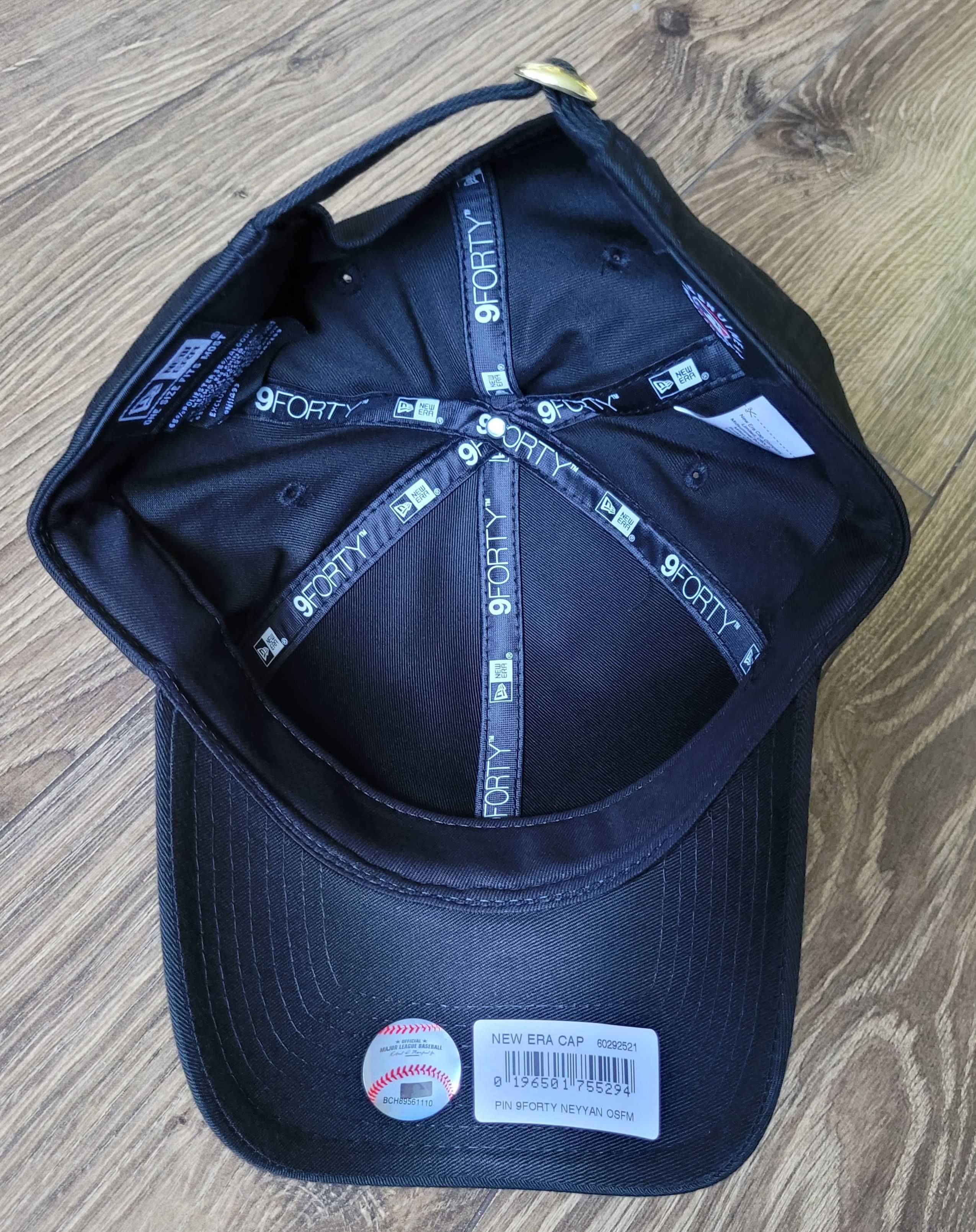 czapka z daszkiem New Era 9Forty NY New York Yankees MLB czarna NOWA