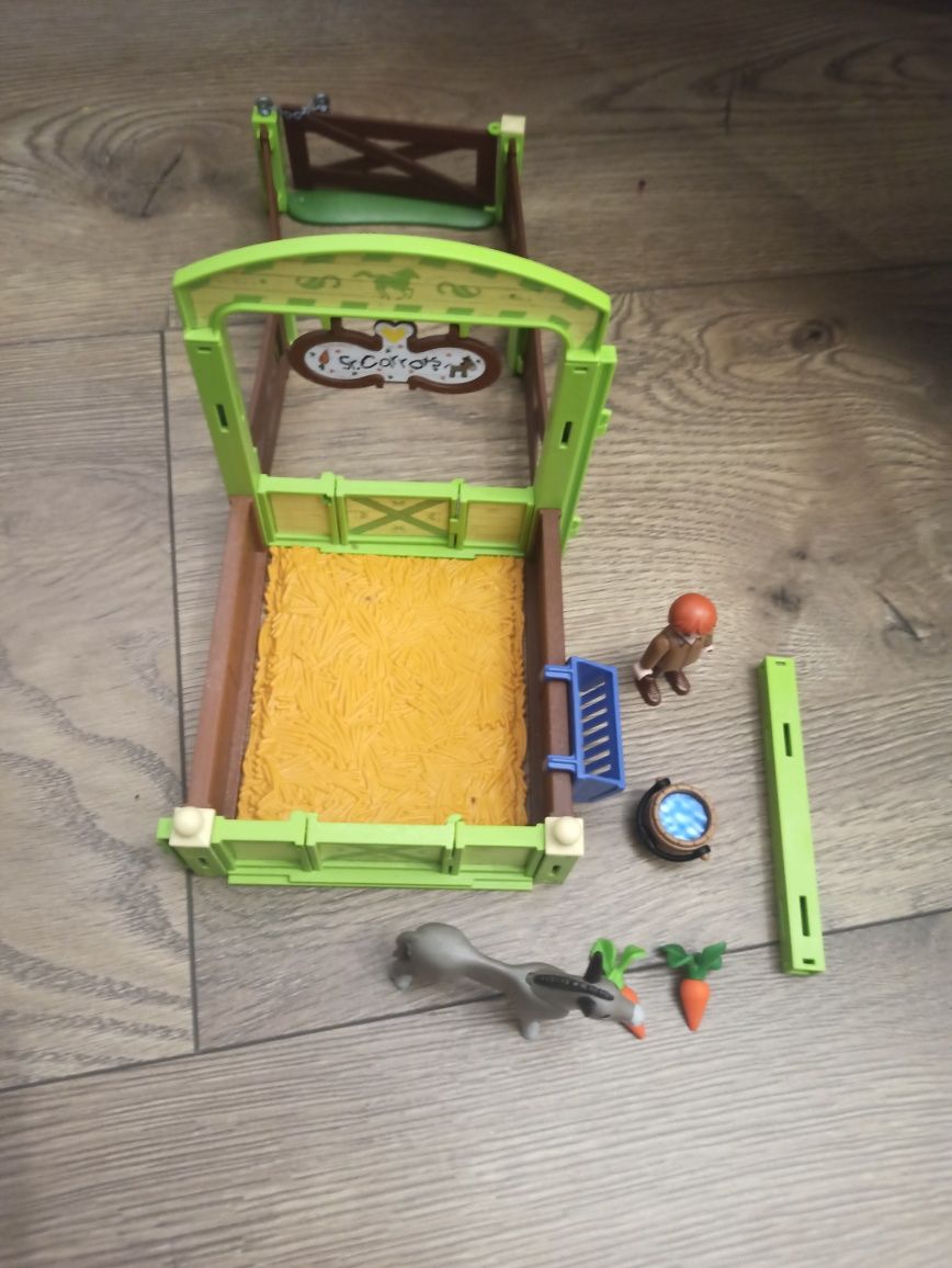 Playmobil duch wolności, spiryt, Kłak, Pan Marchewka  boks