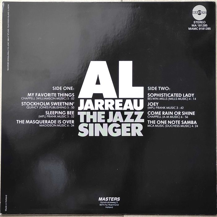 Plyta winylowa Al Jarreau – The Jazz Singer
