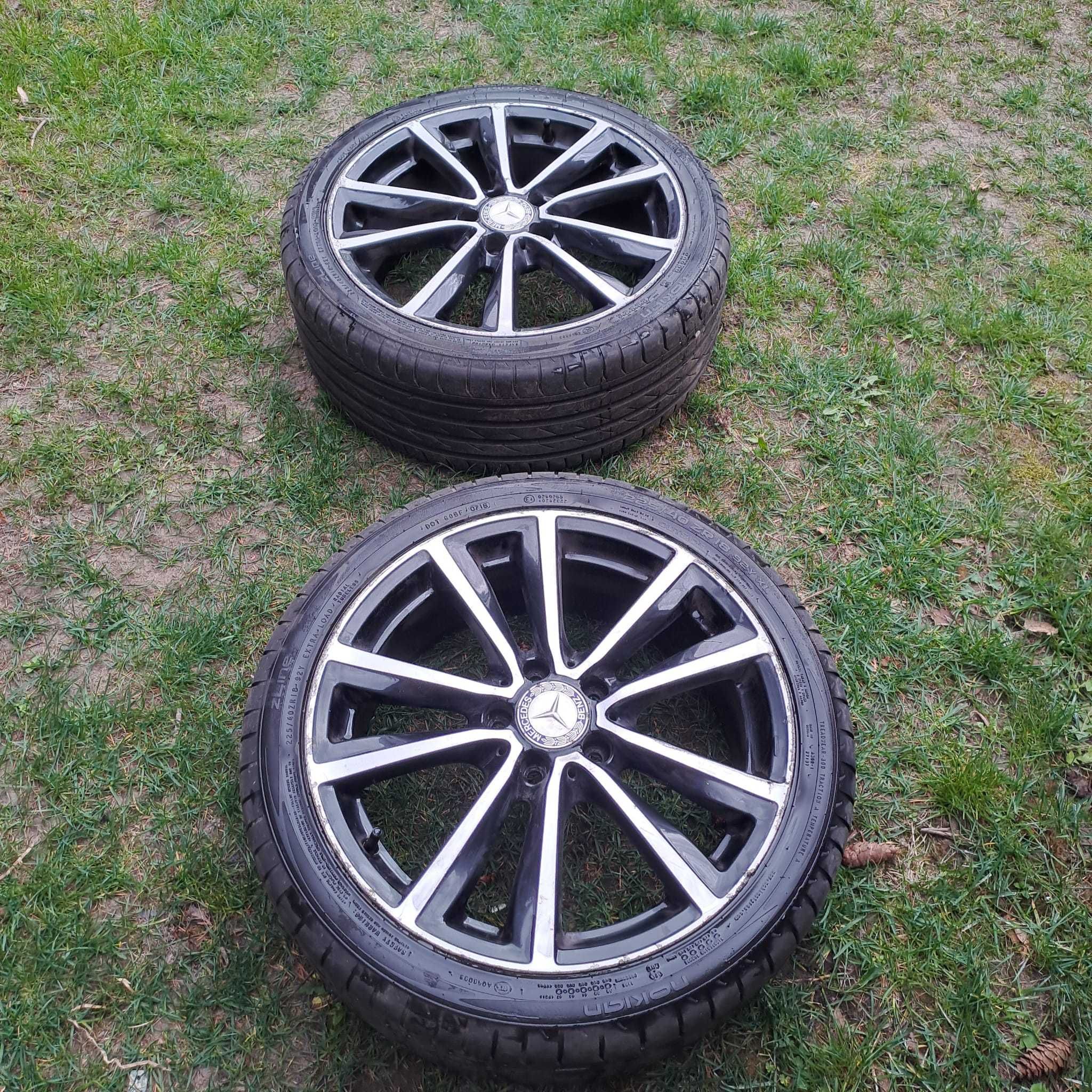 Koła Mercedes 18 cali, 5x112. Opony NOKIAN  224x40x18