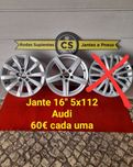 Jante Audi A3 e VW Golf Passat Seat  16 5x112,  preço unitário 60€