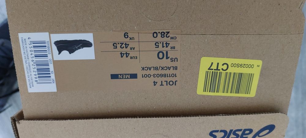 Buty do biegania Asics Jolt 4 czarne