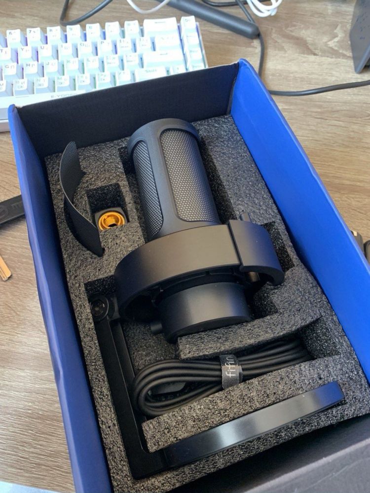 Новий! Fifine Ampligame A8 RGB - Чорний кондесаторний USB мікрофон