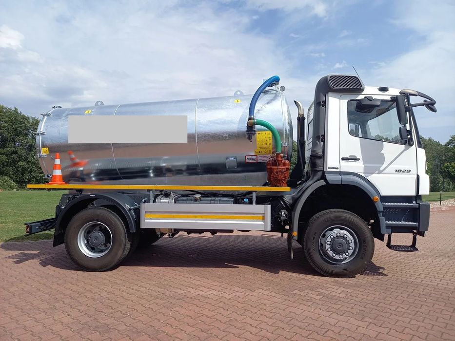 Mercedes-Benz AXOR 1829 4X4 4 WD ALLOARD  ASENIZACJA Asenizacyjny Beczka 9200 L Atego 1829 Antos