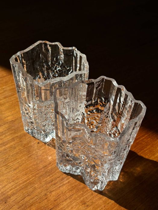 Wazon szkło strukturalnego „Pinus” Tapio Wirkkala iittala, Finland 70s