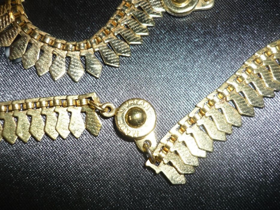 Серьги, браслеты и цепочка (Япония). Набор из 8ми предметов.