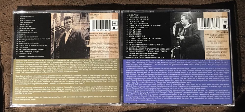 Johnny Cash varios CDs