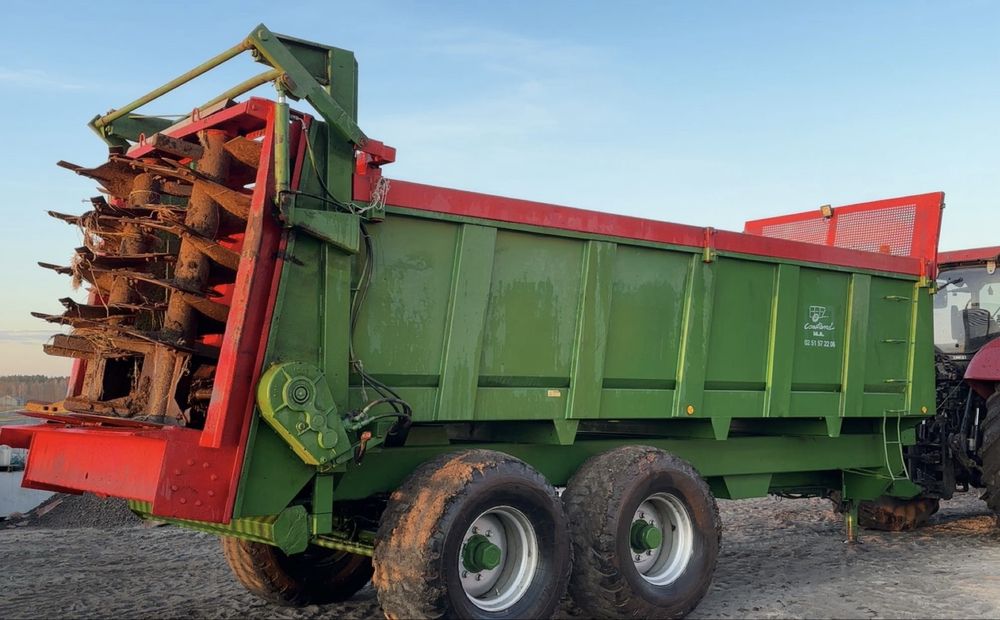 rozrzutnik obornika coutand 14ton tandem jeantil tebbe brochard fliegl