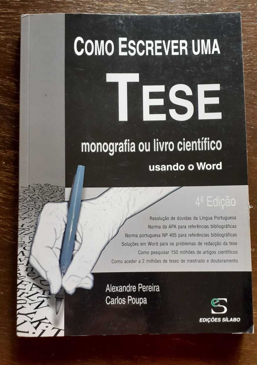 Como escrever uma Tese, Monografia ou livro Científico